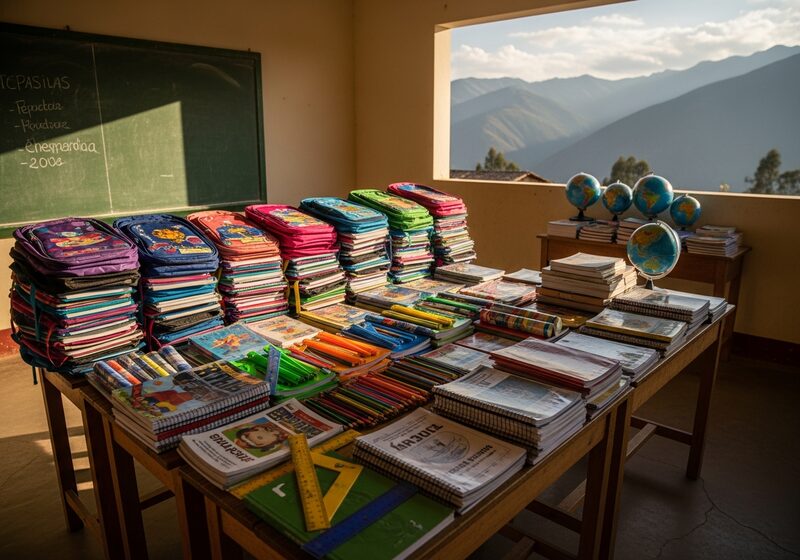 Imagen de la campaña: Útiles Escolares para Comunidades Rurales